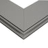 GLOBOSTAR® ALP-CORNER-IN90 LUMILINE 61771 Επιφανειακό / Κρεμαστό Προφίλ Αλουμινίου Γωνία με Λευκό Γαλακτερό Πατητό Κάλυμμα για Ταινίες LED IP20 - Γκρι Ανθρακί Ματ - Μ30 x Π3.5 x Υ7cm - ledmania.gr