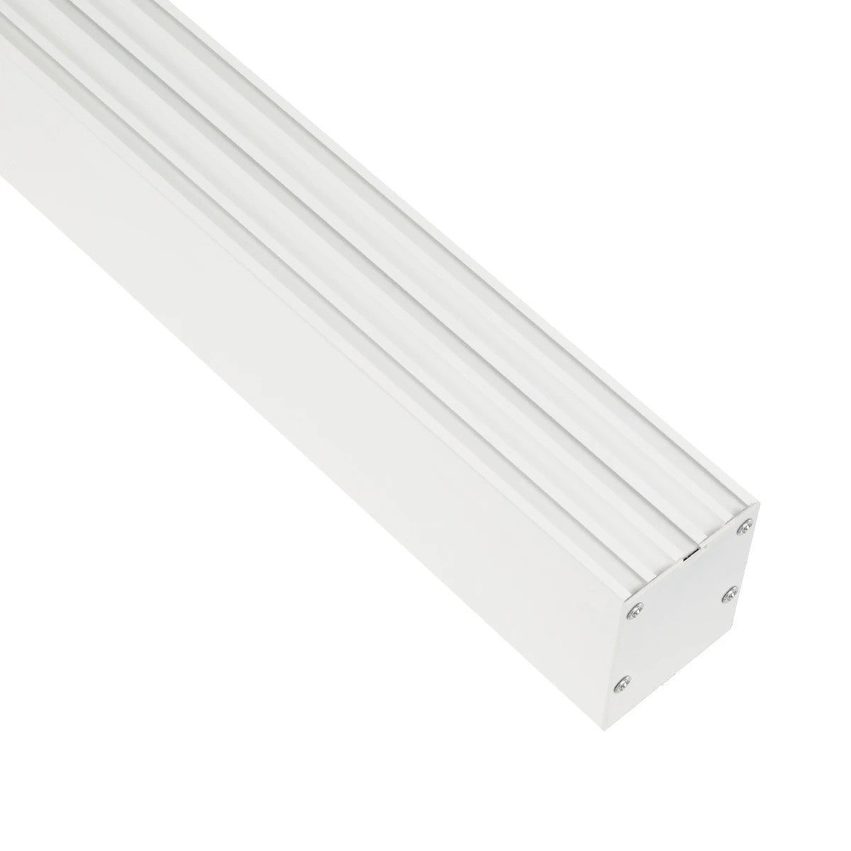 GLOBOSTAR® ALP-LINEAR BRIGHTRAIL 61774-3M Επιφανειακό / Κρεμαστό / Επιτοίχιο Προφίλ Αλουμινίου με Λευκό Γαλακτερό Πατητό Κάλυμμα για Ταινίες LED IP20 - Λευκό Ματ - Μ300 x Π5 x Υ7.5cm - ledmania.gr