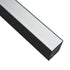 GLOBOSTAR® ALP-LINEAR BRIGHTRAIL 61775-3M Επιφανειακό / Κρεμαστό / Επιτοίχιο Προφίλ Αλουμινίου με Λευκό Γαλακτερό Πατητό Κάλυμμα για Ταινίες LED IP20 - Μαύρο Ματ - Μ300 x Π5 x Υ7.5cm - ledmania.gr