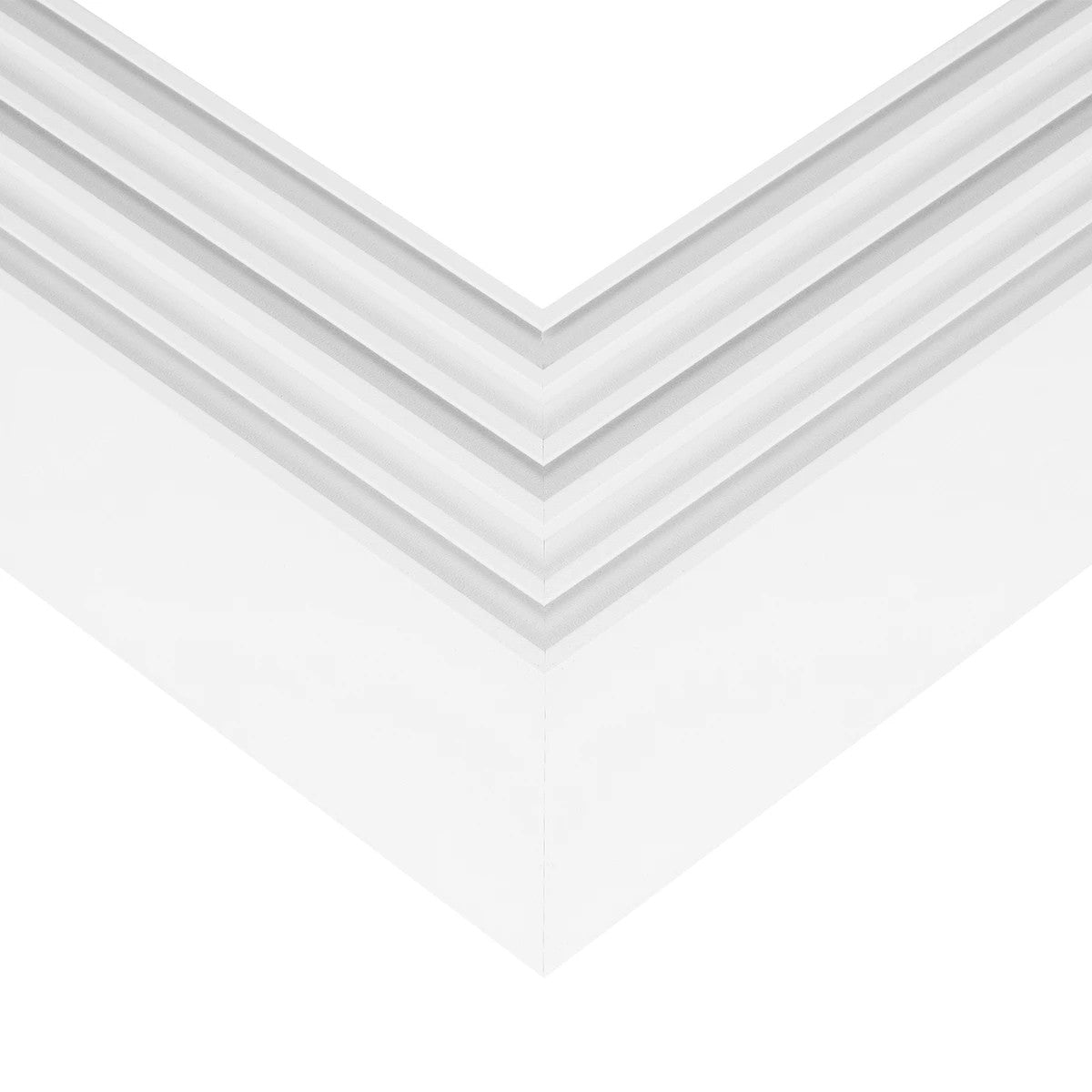 GLOBOSTAR® ALP-CORNER-SIDE90 BRIGHTRAIL 61777 Επιφανειακό / Κρεμαστό Προφίλ Αλουμινίου Γωνία με Λευκό Γαλακτερό Πατητό Κάλυμμα για Ταινίες LED IP20 - Λευκό Ματ - Μ30 x Π5 x Υ7.5cm - ledmania.gr