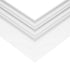 GLOBOSTAR® ALP-CORNER-SIDE90 BRIGHTRAIL 61777 Επιφανειακό / Κρεμαστό Προφίλ Αλουμινίου Γωνία με Λευκό Γαλακτερό Πατητό Κάλυμμα για Ταινίες LED IP20 - Λευκό Ματ - Μ30 x Π5 x Υ7.5cm - ledmania.gr
