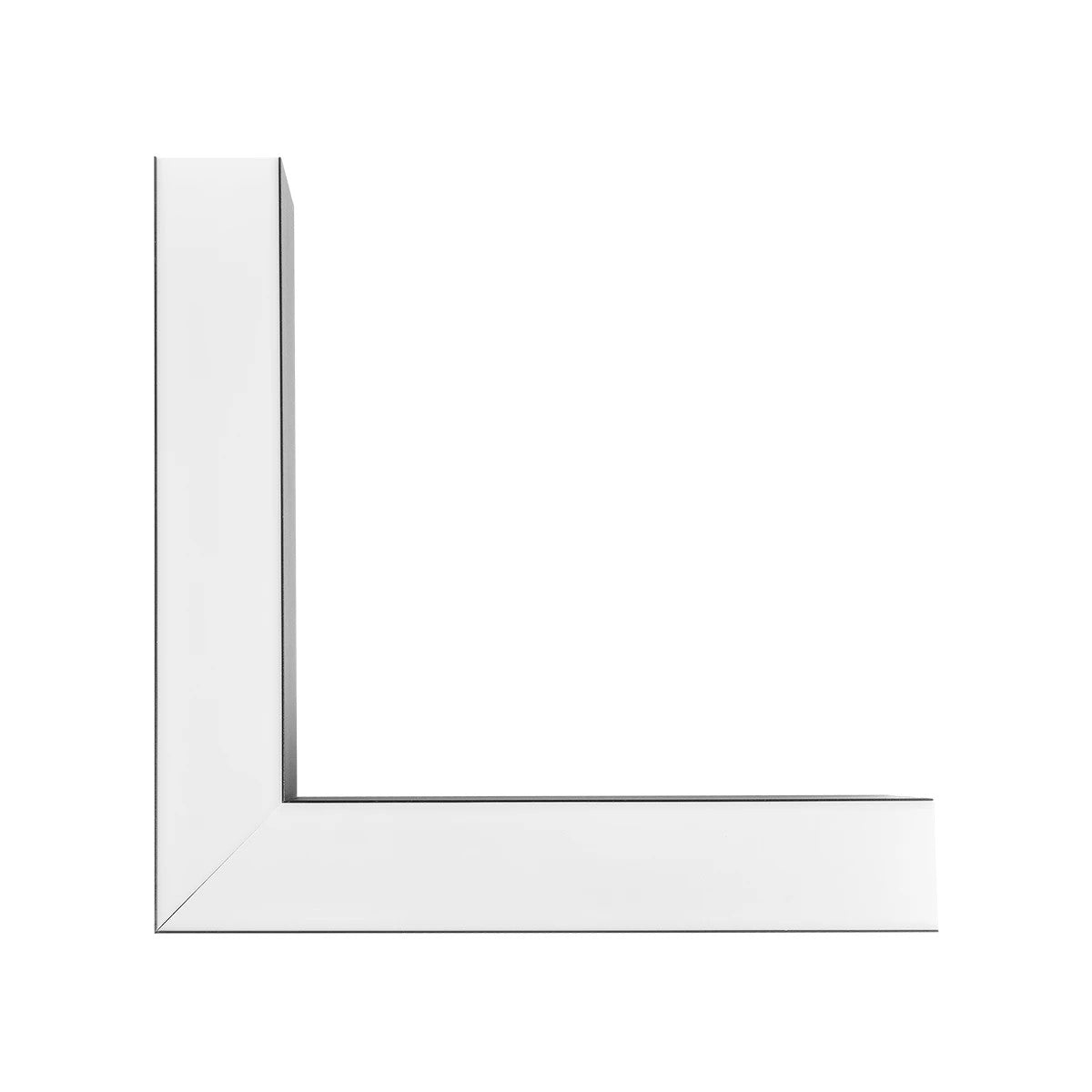 GLOBOSTAR® ALP-CORNER-SIDE90 BRIGHTRAIL 61778 Επιφανειακό / Κρεμαστό Προφίλ Αλουμινίου Γωνία με Λευκό Γαλακτερό Πατητό Κάλυμμα για Ταινίες LED IP20 - Μαύρο Ματ - Μ30 x Π5 x Υ7.5cm - ledmania.gr