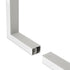 GLOBOSTAR® ALP-CORNER-SIDE90 BRIGHTRAIL 61779 Επιφανειακό / Κρεμαστό Προφίλ Αλουμινίου Γωνία με Λευκό Γαλακτερό Πατητό Κάλυμμα για Ταινίες LED IP20 - Γκρι Ανθρακί Ματ - Μ30 x Π5 x Υ7.5cm - ledmania.gr