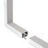 GLOBOSTAR® ALP-CORNER-SIDE90 BRIGHTRAIL 61779 Επιφανειακό / Κρεμαστό Προφίλ Αλουμινίου Γωνία με Λευκό Γαλακτερό Πατητό Κάλυμμα για Ταινίες LED IP20 - Γκρι Ανθρακί Ματ - Μ30 x Π5 x Υ7.5cm - ledmania.gr