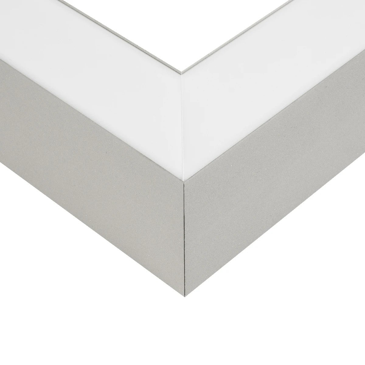 GLOBOSTAR® ALP-CORNER-SIDE90 BRIGHTRAIL 61779 Επιφανειακό / Κρεμαστό Προφίλ Αλουμινίου Γωνία με Λευκό Γαλακτερό Πατητό Κάλυμμα για Ταινίες LED IP20 - Γκρι Ανθρακί Ματ - Μ30 x Π5 x Υ7.5cm - ledmania.gr