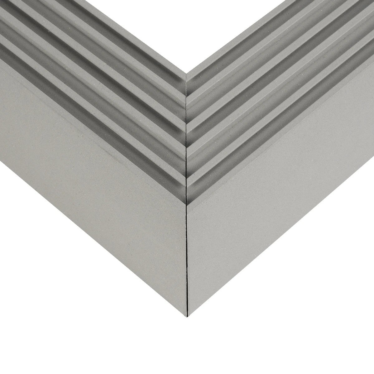 GLOBOSTAR® ALP-CORNER-SIDE90 BRIGHTRAIL 61779 Επιφανειακό / Κρεμαστό Προφίλ Αλουμινίου Γωνία με Λευκό Γαλακτερό Πατητό Κάλυμμα για Ταινίες LED IP20 - Γκρι Ανθρακί Ματ - Μ30 x Π5 x Υ7.5cm - ledmania.gr