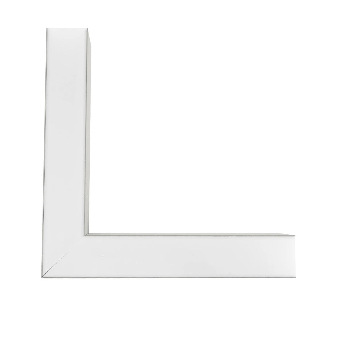 GLOBOSTAR® ALP-CORNER-SIDE90 BRIGHTRAIL 61779 Επιφανειακό / Κρεμαστό Προφίλ Αλουμινίου Γωνία με Λευκό Γαλακτερό Πατητό Κάλυμμα για Ταινίες LED IP20 - Γκρι Ανθρακί Ματ - Μ30 x Π5 x Υ7.5cm - ledmania.gr