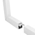 GLOBOSTAR® ALP-CORNER-IN90 BRIGHTRAIL 61780 Επιφανειακό / Κρεμαστό Προφίλ Αλουμινίου Γωνία με Λευκό Γαλακτερό Πατητό Κάλυμμα για Ταινίες LED IP20 - Λευκό Ματ - Μ30 x Π5 x Υ7.5cm - ledmania.gr