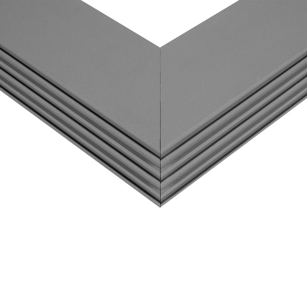 GLOBOSTAR® ALP-CORNER-IN90 BRIGHTRAIL 61782 Επιφανειακό / Κρεμαστό Προφίλ Αλουμινίου Γωνία με Λευκό Γαλακτερό Πατητό Κάλυμμα για Ταινίες LED IP20 - Γκρι Ανθρακί Ματ - Μ30 x Π5 x Υ7.5cm