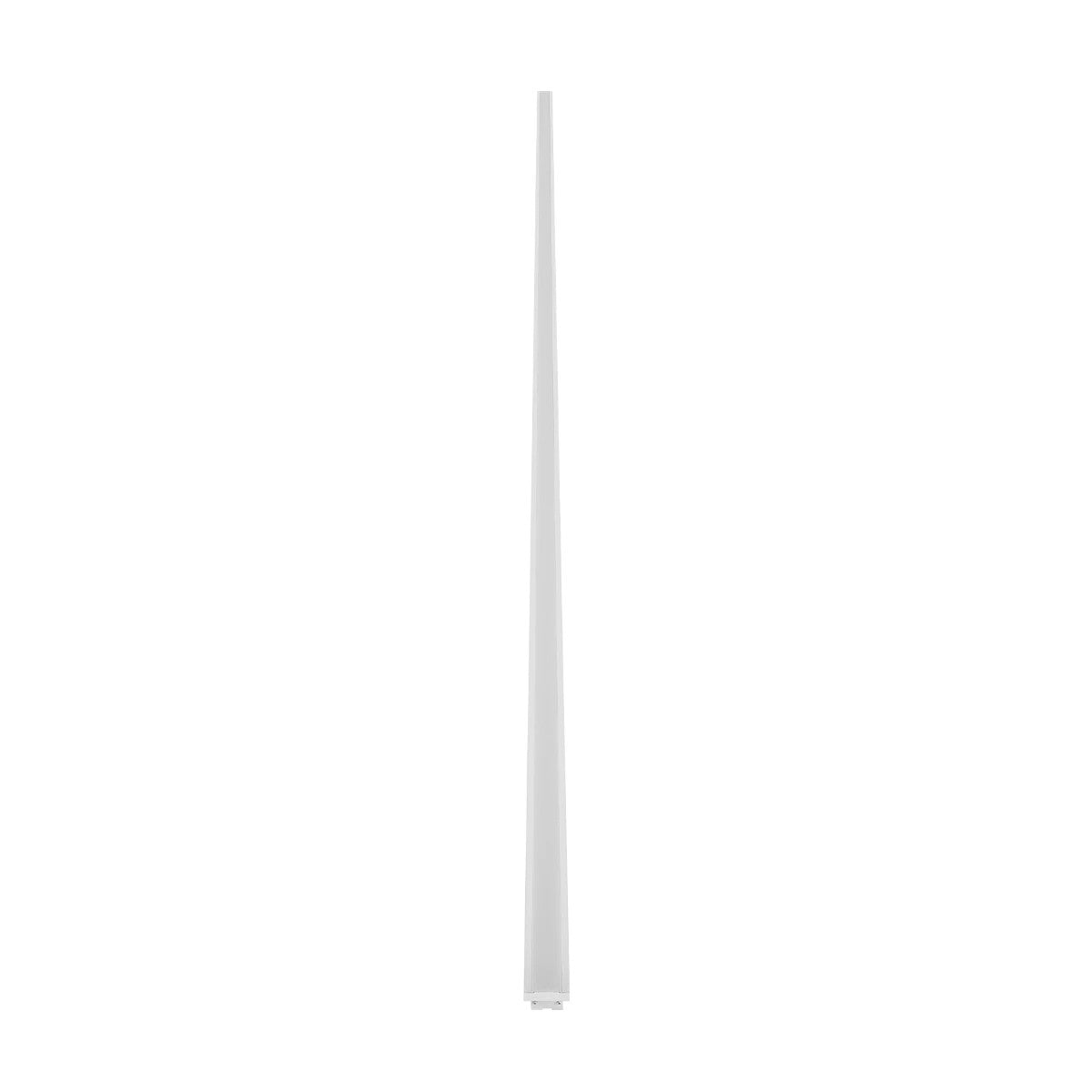 GLOBOSTAR® ALP-LINEAR RECESSA 61785-3M Χωνευτό Προφίλ Αλουμινίου με Λευκό Γαλακτερό Πατητό Κάλυμμα για Ταινίες LED IP20 - Λεικό Ματ - Μ300 x Π3.5 x Υ4cm - ledmania.gr