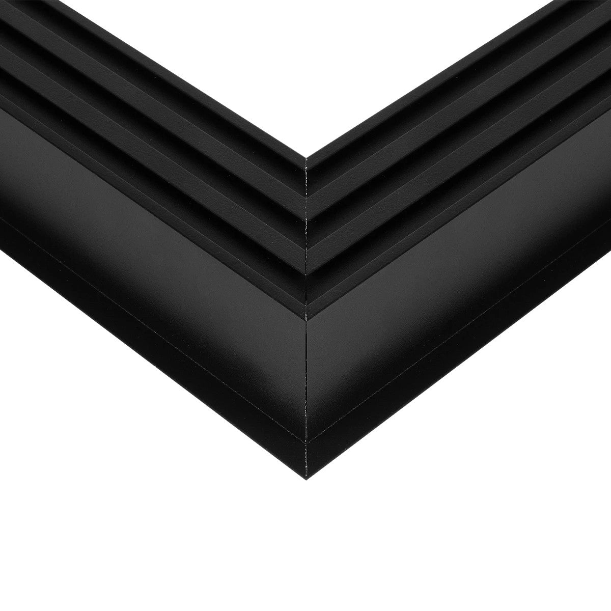 GLOBOSTAR® ALP-CORNER-SIDE90 RECESSA 61789 Χωνευτό Προφίλ Αλουμινίου Γωνία με Λευκό Γαλακτερό Πατητό Κάλυμμα για Ταινίες LED IP20 - Μαύρο Ματ - Μ30 x Π3.5 x Υ4cm - ledmania.gr