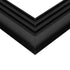 GLOBOSTAR® ALP-CORNER-SIDE90 RECESSA 61789 Χωνευτό Προφίλ Αλουμινίου Γωνία με Λευκό Γαλακτερό Πατητό Κάλυμμα για Ταινίες LED IP20 - Μαύρο Ματ - Μ30 x Π3.5 x Υ4cm - ledmania.gr