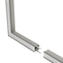 GLOBOSTAR® ALP-CORNER-SIDE90 RECESSA 61790 Χωνευτό Προφίλ Αλουμινίου Γωνία με Λευκό Γαλακτερό Πατητό Κάλυμμα για Ταινίες LED IP20 - Γκρι Ανθρακί Ματ - Μ30 x Π3.5 x Υ4cm - ledmania.gr
