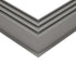 GLOBOSTAR® ALP-CORNER-SIDE90 RECESSA 61790 Χωνευτό Προφίλ Αλουμινίου Γωνία με Λευκό Γαλακτερό Πατητό Κάλυμμα για Ταινίες LED IP20 - Γκρι Ανθρακί Ματ - Μ30 x Π3.5 x Υ4cm - ledmania.gr