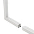 GLOBOSTAR® ALP-CORNER-IN90 RECESSA 61791 Χωνευτό Προφίλ Αλουμινίου Γωνία με Λευκό Γαλακτερό Πατητό Κάλυμμα για Ταινίες LED IP20 - Λευκό Ματ - Μ30 x Π3.5 x Υ4cm - ledmania.gr