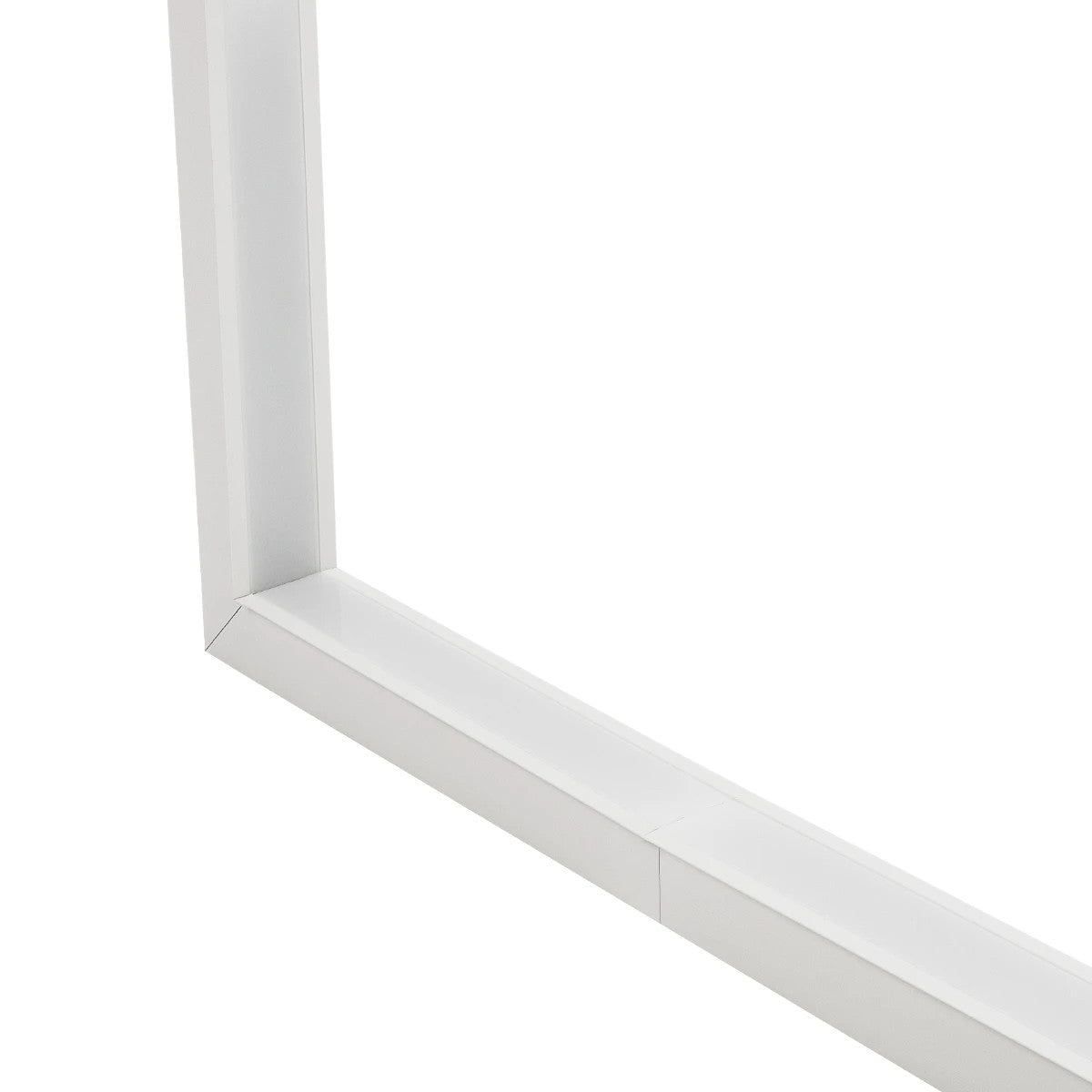 GLOBOSTAR® ALP-CORNER-IN90 RECESSA 61791 Χωνευτό Προφίλ Αλουμινίου Γωνία με Λευκό Γαλακτερό Πατητό Κάλυμμα για Ταινίες LED IP20 - Λευκό Ματ - Μ30 x Π3.5 x Υ4cm - ledmania.gr