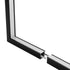 GLOBOSTAR® ALP-CORNER-IN90 RECESSA 61792 Χωνευτό Προφίλ Αλουμινίου Γωνία με Λευκό Γαλακτερό Πατητό Κάλυμμα για Ταινίες LED IP20 - Μαύρο Ματ - Μ30 x Π3.5 x Υ4cm - ledmania.gr