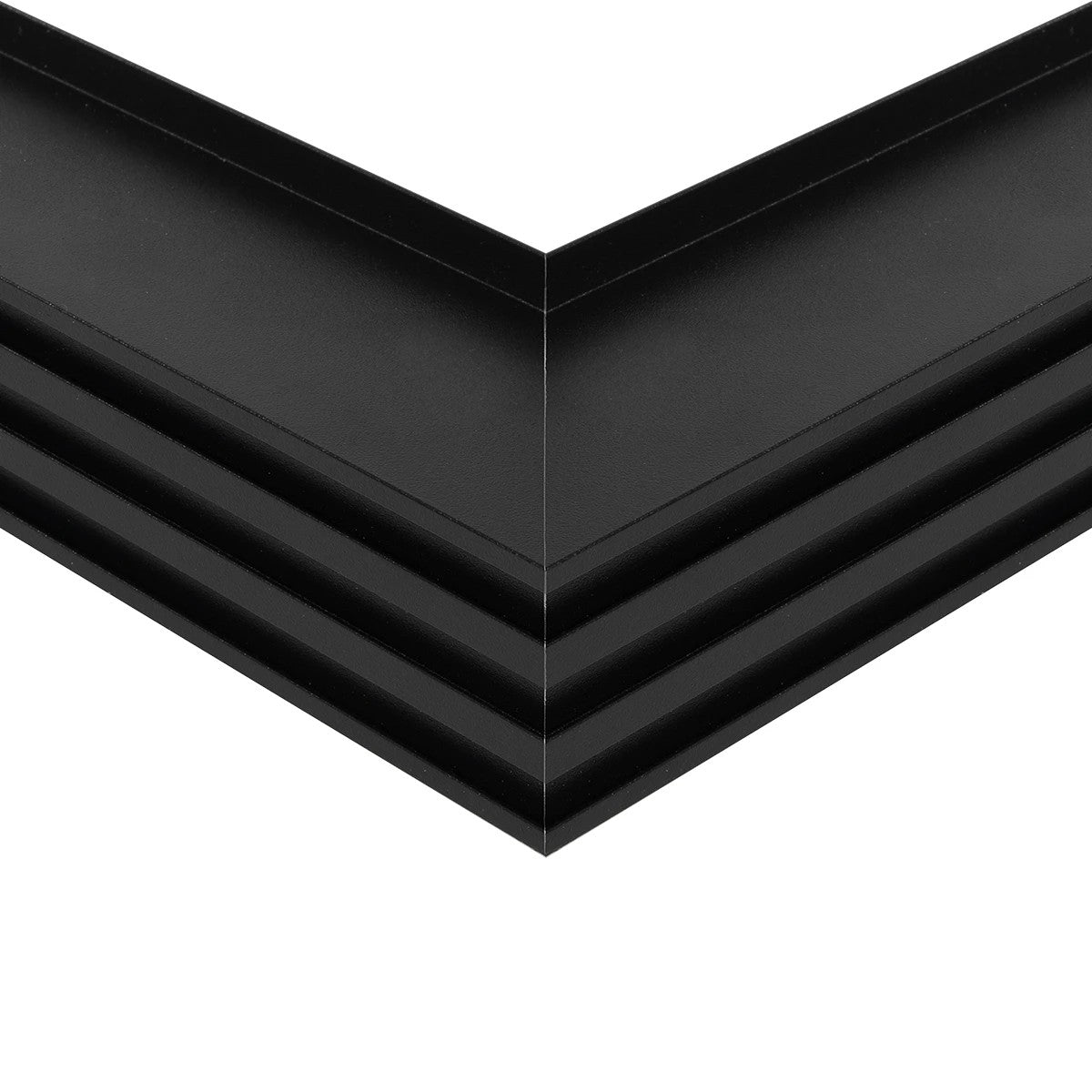 GLOBOSTAR® ALP-CORNER-IN90 RECESSA 61792 Χωνευτό Προφίλ Αλουμινίου Γωνία με Λευκό Γαλακτερό Πατητό Κάλυμμα για Ταινίες LED IP20 - Μαύρο Ματ - Μ30 x Π3.5 x Υ4cm - ledmania.gr