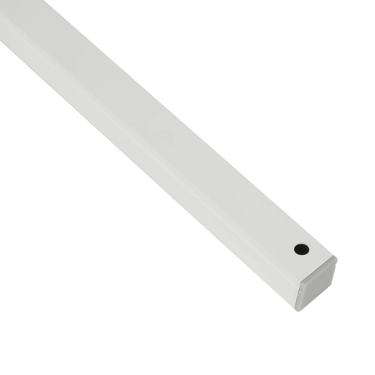 GLOBOSTAR® ALP-LINEAR GLOWTRACK 61796-3M Επιφανειακό Προφίλ Αλουμινίου με Λευκό Γαλακτερό Πατητό Κάλυμμα για Ταινίες LED IP20 - Λευκό Ματ - Μ300 x Π2 x Υ2cm - Πακέτο 5 Τεμαχίων - ledmania.gr