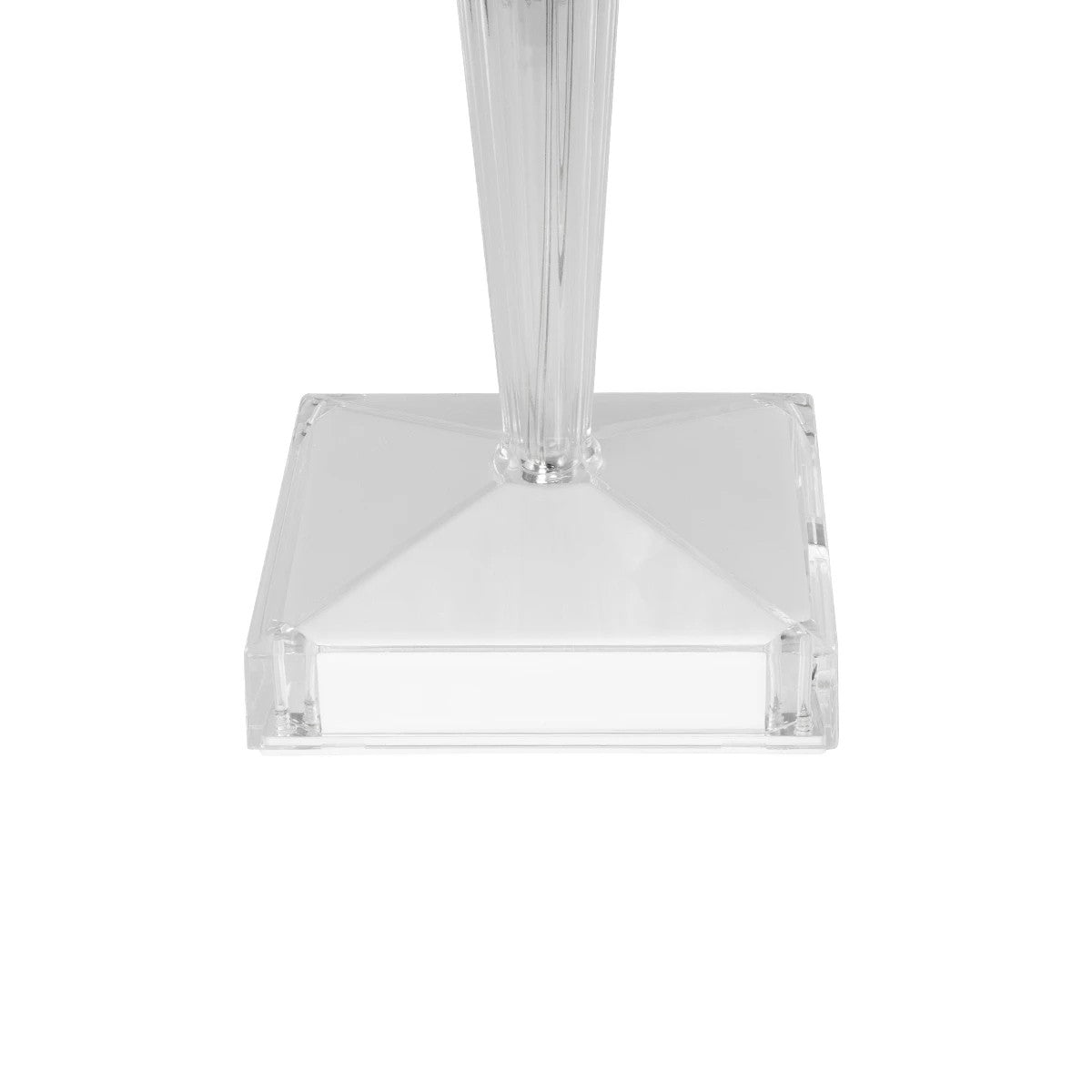 GLOBOSTAR® CRYSTAL 62042 Μοντέρνο Επιτραπέζιο Φωτιστικό Πορτατίφ LED 1W 100lm 360° DC 5V USB-C με Επαναφορτιζόμενη Μπαταρία Li-ion 3.7V 1600mAh IP44 Πολύχρωμο RGBW με Χειριστήριο Dimmable - Sanan SMD Chip - Διάφανο - Μ11.5 x Π11.5 x Υ25.5cm - 3 Χρόνια ... - ledmania.gr