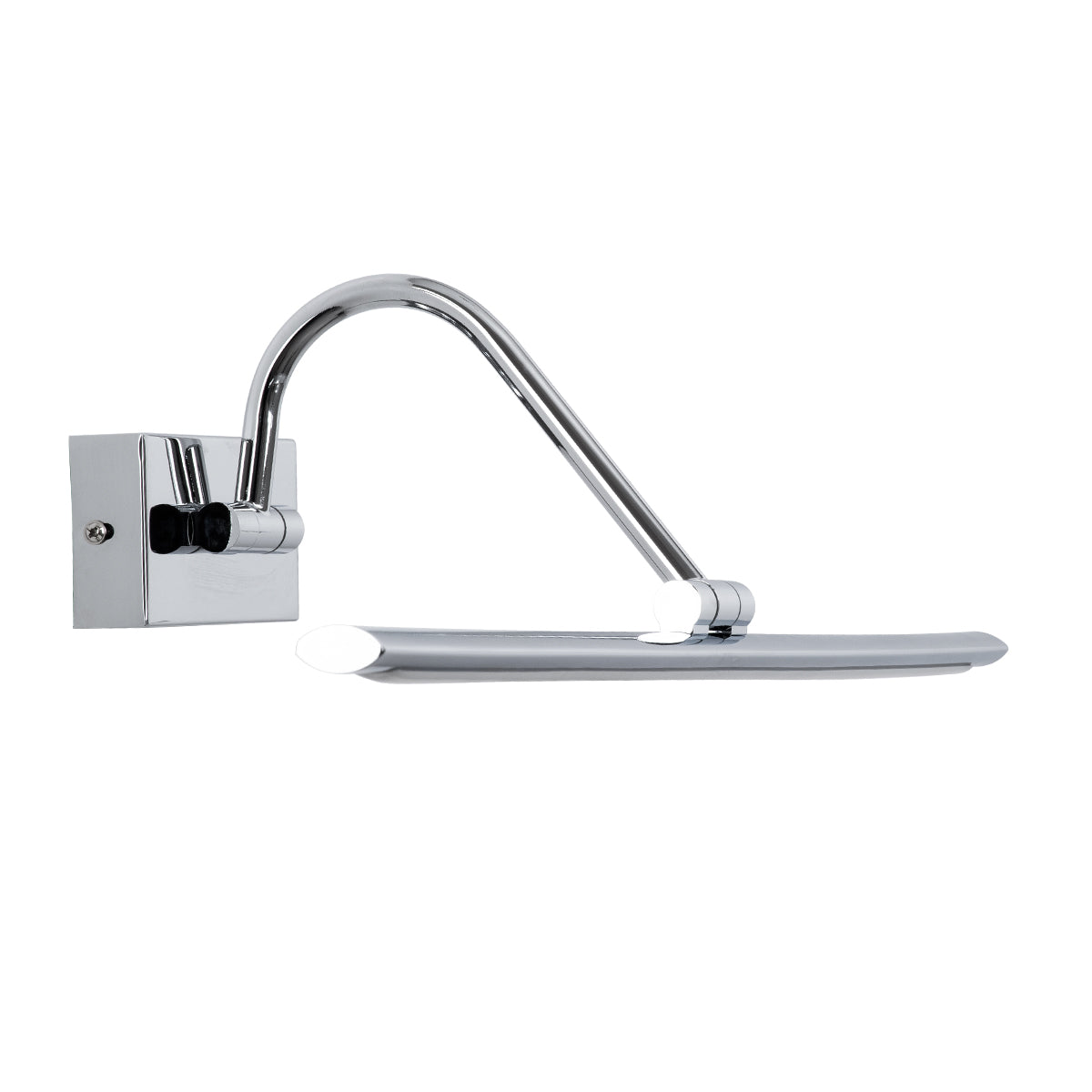 GLOBOSTAR® MIRA 60434 Μοντέρνο Φωτιστικό Τοίχου - Απλίκα Καθρέπτη Μπάνιου LED 12W 1400lm 120° AC 220-240V IP20 Φυσικό Λευκό 4500K - Bridgelux SMD Chip - Νίκελ Χρώμιο - Μ60 x Π20 x Υ13cm - 3 Χρόνια Εγγύηση - ledmania.gr