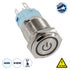 GLOBOSTAR® BUTTON 70780 Φωτιζόμενος Χωνευτός Διακόπτης On/Off LED DC 12V 1 x 3A 690W Max Αδιάβροχο IP65 Ψυχρό Λευκό 6000K - Μ1.8 x Π1.8 x Υ2cm - ledmania.gr