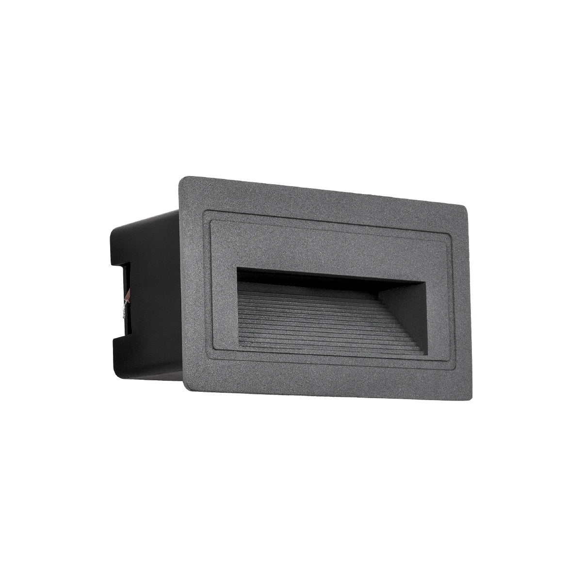 kelvo® STEPART KLV-101-0081 Μοντέρνο Χωνευτό Φωτιστικό Σκαλοπατιού - Διαδρόμου LED 3W 375lm 45° AC 220-240V Αδιάβροχο IP65 Θερμό Λευκό 2700K - Lumileds SMD Chip & TÜV SÜD Driver - Γκρι Ανθρακί Ματ - Μ10.5 x Π4.5 x Υ6cm / Q9.12 x 4.49cm - 5 Χρόνια Εγγύηση - ledmania.gr