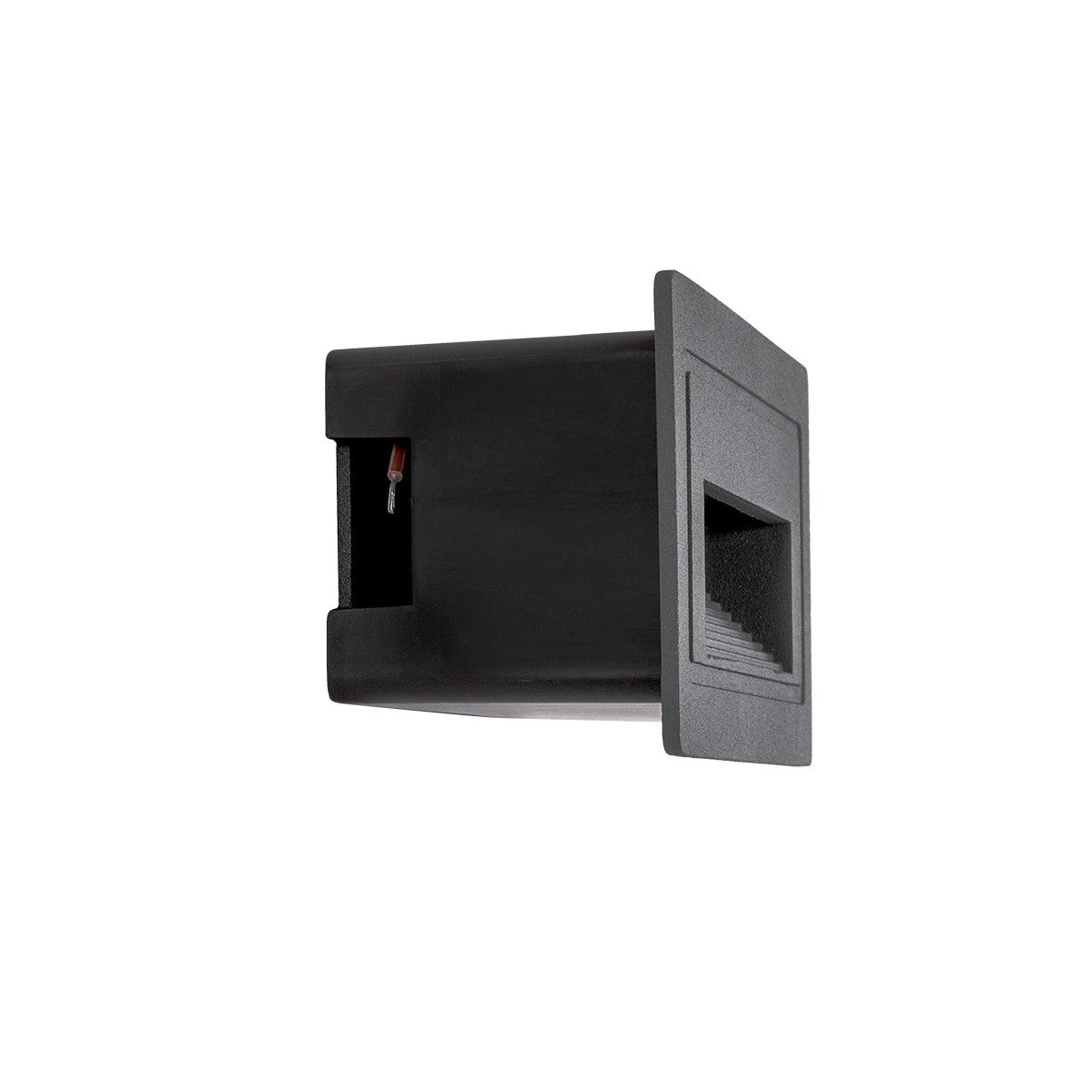 kelvo® STEPART KLV-101-0081 Μοντέρνο Χωνευτό Φωτιστικό Σκαλοπατιού - Διαδρόμου LED 3W 375lm 45° AC 220-240V Αδιάβροχο IP65 Θερμό Λευκό 2700K - Lumileds SMD Chip & TÜV SÜD Driver - Γκρι Ανθρακί Ματ - Μ10.5 x Π4.5 x Υ6cm / Q9.12 x 4.49cm - 5 Χρόνια Εγγύηση - ledmania.gr