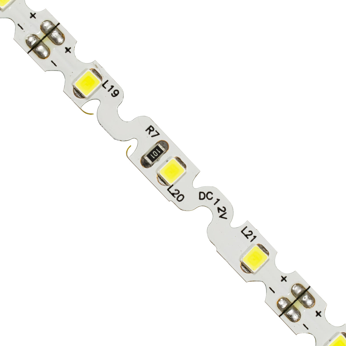 GLOBOSTAR® ZIGZAG 70040 Ταινία LED 6W/m 660lm/m 120° DC 12V IP20 60 x SMD2835 Chip/m Ψυχρό Λευκό 6000K Dimmable - Μ500 x Π0.6 x Υ0.1cm - Ρολό 5 Μέτρων - 5 Χρόνια Εγγύηση - ledmania.gr