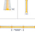 GLOBOSTAR® BEE 70351 Ταινία LED 10W/m 1000lm/m 120° DC 24V IP20 528 x COB Chip/m Φυσικό Λευκό 4500K Dimmable - Μ500 x Π1 x Υ0.2cm - Ρολό 5 Μέτρων - 5 Χρόνια Εγγύηση