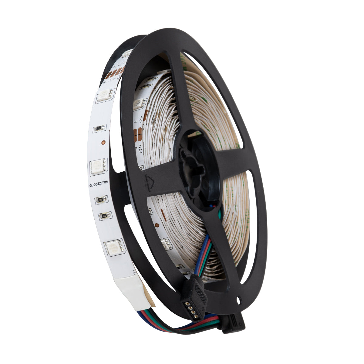 Σετ Ταινία LED 5m 36W/5m 12V 150LED 5050 SMD 600lm/m 120° IP20 με Ασύρματο Χειριστήριο και Τροφοδοτικό RGB GloboStar 06008