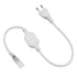 GloboStar® 70520 Μεταλλάκτης Τροφοδοσίας AC/DC 230V Αδιάβροχος IP68 Slim Ταινίας Μονής Σειράς LED 2 Pin Max 1500W - Έως 100 Μέτρα - ledmania.gr