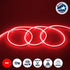 GLOBOSTAR® NEOVALE 70573 Ταινία Neon Flex LED 12W/m 600lm/m 120° DC 220-240V Αδιάβροχο IP65 120 x SMD2835 Chip/m Κόκκινο Dimmable - Μ100 x Π0.8 x Υ1.6cm - 3 Χρόνια Εγγύηση
