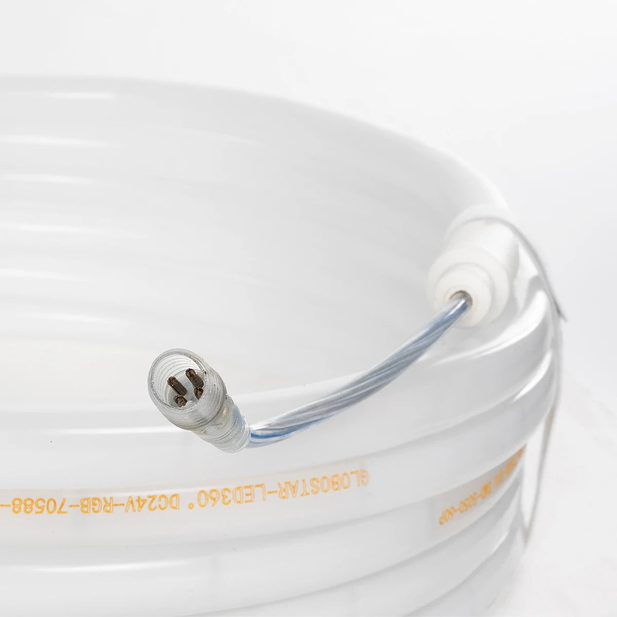 GLOBOSTAR® NEOTUBE 70588 Ταινία Neon Flex LED 18W/m 900lm/m 360° DC 24V Αδιάβροχο IP65 60 x SMD5050 Chip/m Πολύχρωμο RGB Dimmable - Sanan SMD Chip - Μ500 x Π2.1 x Υ2.1cm - Ρολό 5 Μέτρων - 3 Χρόνια Εγγύηση