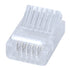 GloboStar® 70690 Ενωτικός Σύνδεσμος για Πολύχρωμη Ταινία LED RGB+CCT 12mm 6 PIN σε Καλώδιο Τροφοδοσίας Ατερμάτιστο 6 PIN Μ2.1 x Π1.6 x Υ0.7cm Διάφανο - ledmania.gr