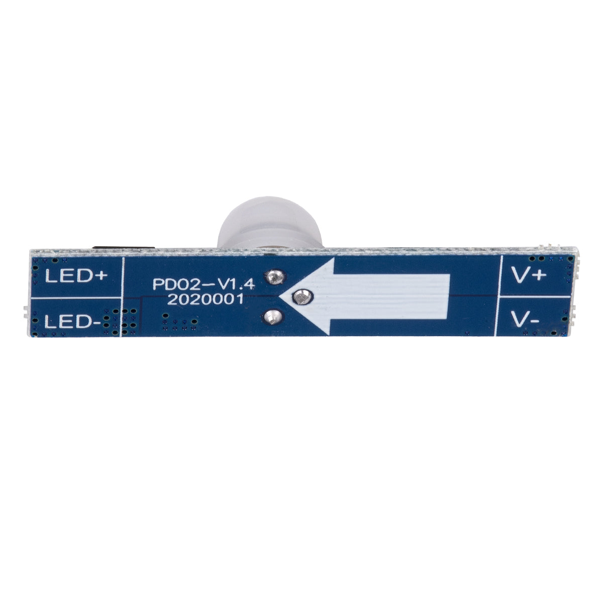 GLOBOSTAR® SENSORA 70697 Ανιχνευτής PIR / Αισθητήρας Κίνησης Ειδικός για Προφίλ Αλουμινίου 180° DC 5-24V 6A 144W Max IP20 - Μ4.9 x Π1 x Υ1.2cm - 2 Χρόνια Εγγύηση - ledmania.gr