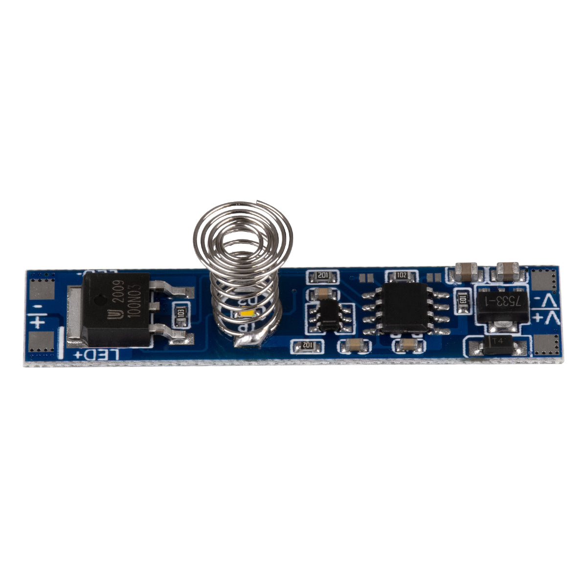 GLOBOSTAR® SENSORA 70699 Ανιχνευτής / Αισθητήρας Αφής Ειδικός για Προφίλ Αλουμινίου DC 5-24V 8A 192W Max IP20 - Μ4.9 x Π1 x Υ1cm - 2 Χρόνια Εγγύηση - ledmania.gr