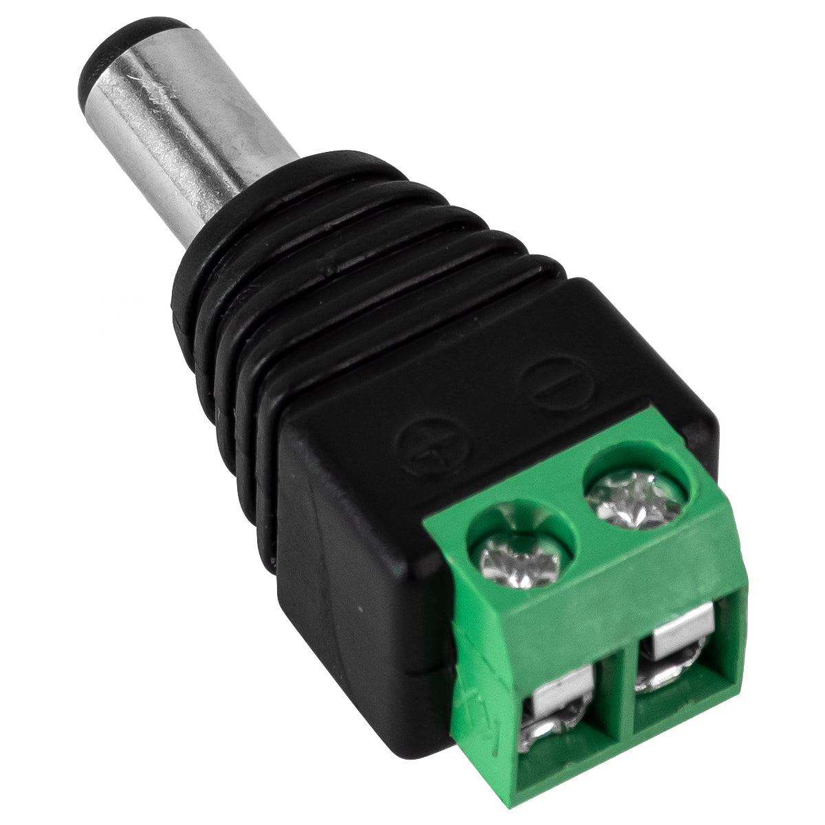 GloboStar® 70702 Βύσμα Τροφοδοσίας DC Αρσενικό - Male Jack Connector σε Κλέμα 5.5 x 2.1mm