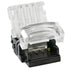 GLOBOSTAR® STRIPART 70724 Ενωτικός Ταχυσύνδεσμος για Πολύχρωμη RGB Ταινία LED 4Pin 10mm σε Καλώδιο Τροφοδοσίας 4Pin Αδιάβροχο IP65 - Μ1.5 x Π2.4 x Υ0.8cm - ledmania.gr