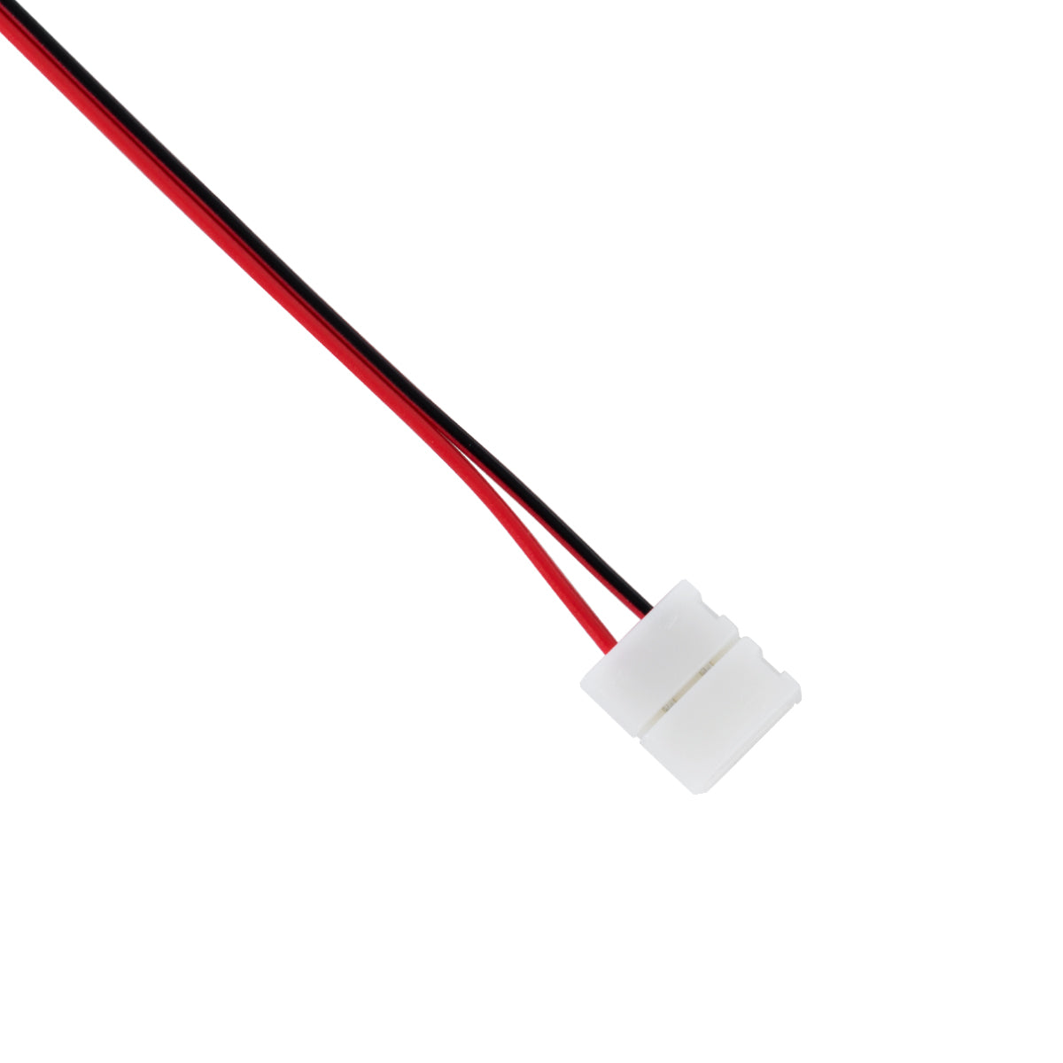 GloboStar® 70729 Μονός Connector Ατερμάτιστος με 15cm Καλώδιο για Όλες τις Μονόχρωμες Ταινίες LED 10mm