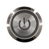 GLOBOSTAR® BUTTON 70780 Φωτιζόμενος Χωνευτός Διακόπτης On/Off LED DC 12V 1 x 3A 690W Max Αδιάβροχο IP65 Ψυχρό Λευκό 6000K - Μ1.8 x Π1.8 x Υ2cm - ledmania.gr