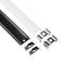GLOBOSTAR® ALP-LINEAR CURBARIO 70804-1M Επιφανειακό Εύκαμπτο Προφίλ Αλουμινίου με Λευκό Γαλακτερό Πατητό Κάλυμμα για Ταινίες LED IP20 - Μαύρο - Μ100 x Π1.7 x Υ0.5cm - ledmania.gr