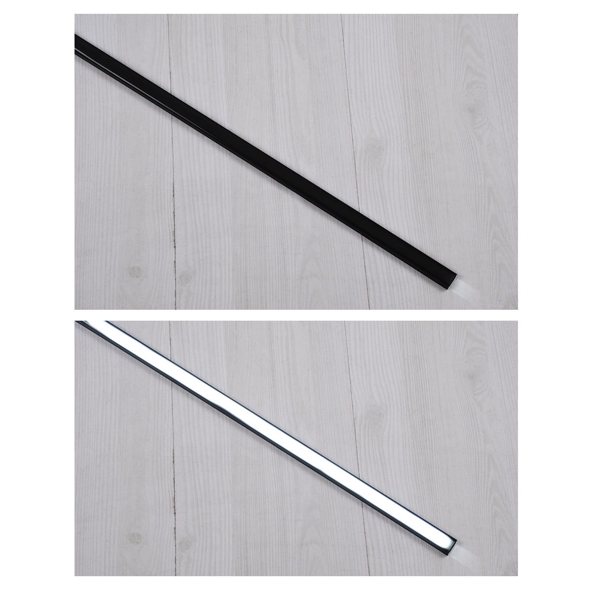GloboStar® SURFACE-PROFILE 70806-2M Προφίλ Αλουμινίου - Βάση & Ψύκτρα Ταινίας LED με Μαύρο Φιμέ Κάλυμμα - Επιφανειακή Χρήση - Πατητό Κάλυμμα - Μαύρο - 2 Μέτρα - Πακέτο 5 Τεμαχίων - Μ200 x Π1.6 x Υ0.7cm - ledmania.gr