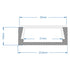 GloboStar® SURFACE-PROFILE 70809-1M Προφίλ Αλουμινίου - Βάση & Ψύκτρα Ταινίας LED με Λευκό Γαλακτερό Κάλυμμα - Επιφανειακή Χρήση - Πατητό Κάλυμμα - Ασημί - 1 Μέτρο - Μ100 x Π2.4 x Υ1.1cm - ledmania.gr