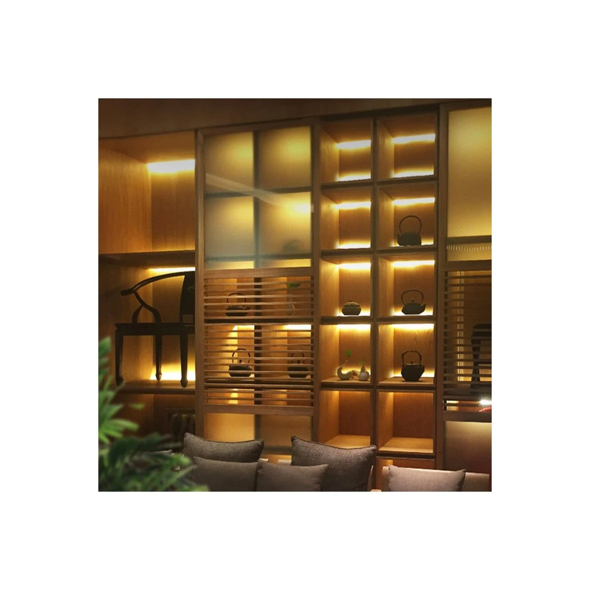 GLOBOSTAR® ALP-R-SHELF DODA 70814-1M Χωνευτό Προφίλ Αλουμινίου Ειδικό για Φωτισμό Ραφιού 18mm με Λευκό Γαλακτερό Πατητό Κάλυμμα για Ταινίες LED IP20 - Ασημί - Μ100 x Π1.5 x Υ2cm - ledmania.gr