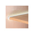 GLOBOSTAR® ALP-R-SHELF DODA 70814-1M Χωνευτό Προφίλ Αλουμινίου Ειδικό για Φωτισμό Ραφιού 18mm με Λευκό Γαλακτερό Πατητό Κάλυμμα για Ταινίες LED IP20 - Ασημί - Μ100 x Π1.5 x Υ2cm - ledmania.gr