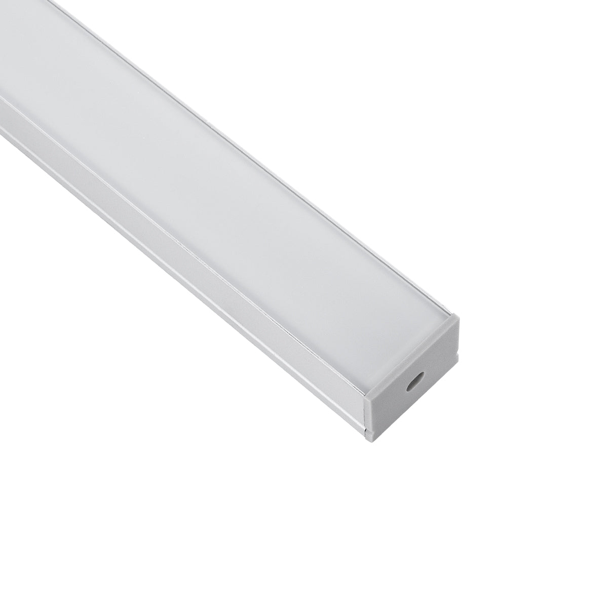 GloboStar® SURFACE-PROFILE 70824-3M Προφίλ Αλουμινίου - Βάση & Ψύκτρα Ταινίας LED με Λευκό Γαλακτερό Κάλυμμα - Επιφανειακή Χρήση - Πατητό Κάλυμμα - Ασημί - 3 Μέτρα - Πακέτο 5 Τεμαχίων - Μ300 x Π3 x Υ2cm