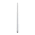 GLOBOSTAR® ALP-LINEAR VEXTA 70825-1M Επιφανειακό Προφίλ Αλουμινίου με Λευκό Γαλακτερό Πατητό Κάλυμμα για Ταινίες LED IP20 - Μαύρο & Λευκό - Μ100 x Π3 x Υ2cm