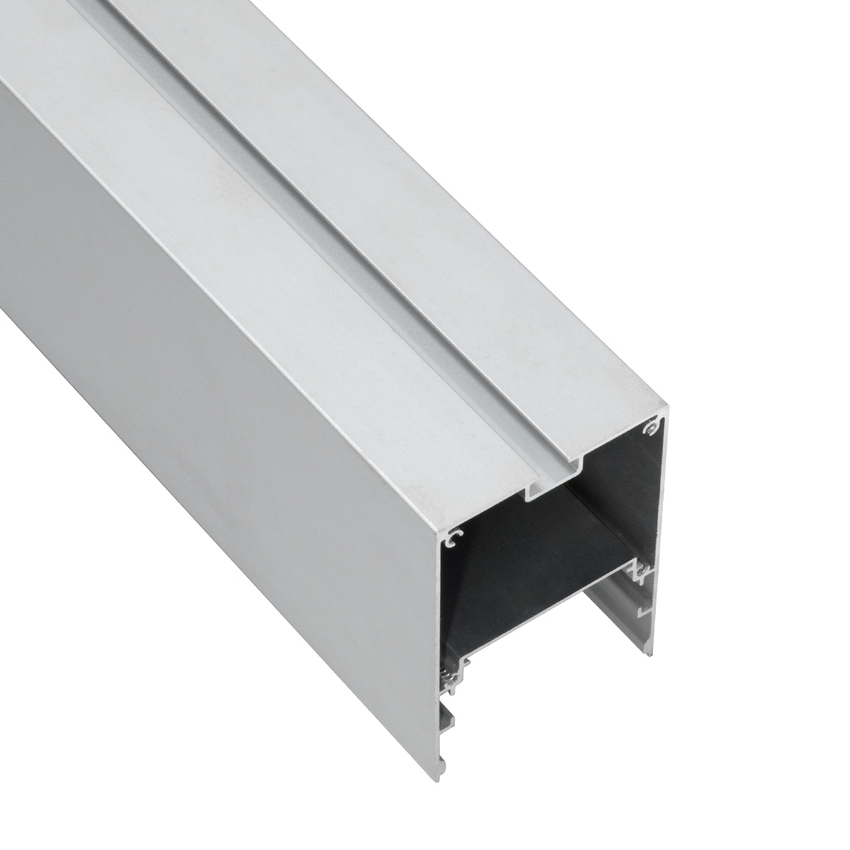 GloboStar® SURFACEPENDANT-PROFILE 70826-3M Προφίλ Αλουμινίου - Βάση & Ψύκτρα Ταινίας LED με Λευκό Γαλακτερό Κάλυμμα - Επιφανειακή & Κρεμαστή Χρήση - Πατητό Κάλυμμα - Ασημί - 3 Μέτρα - Μ300 x Π5 x Υ7cm - ledmania.gr