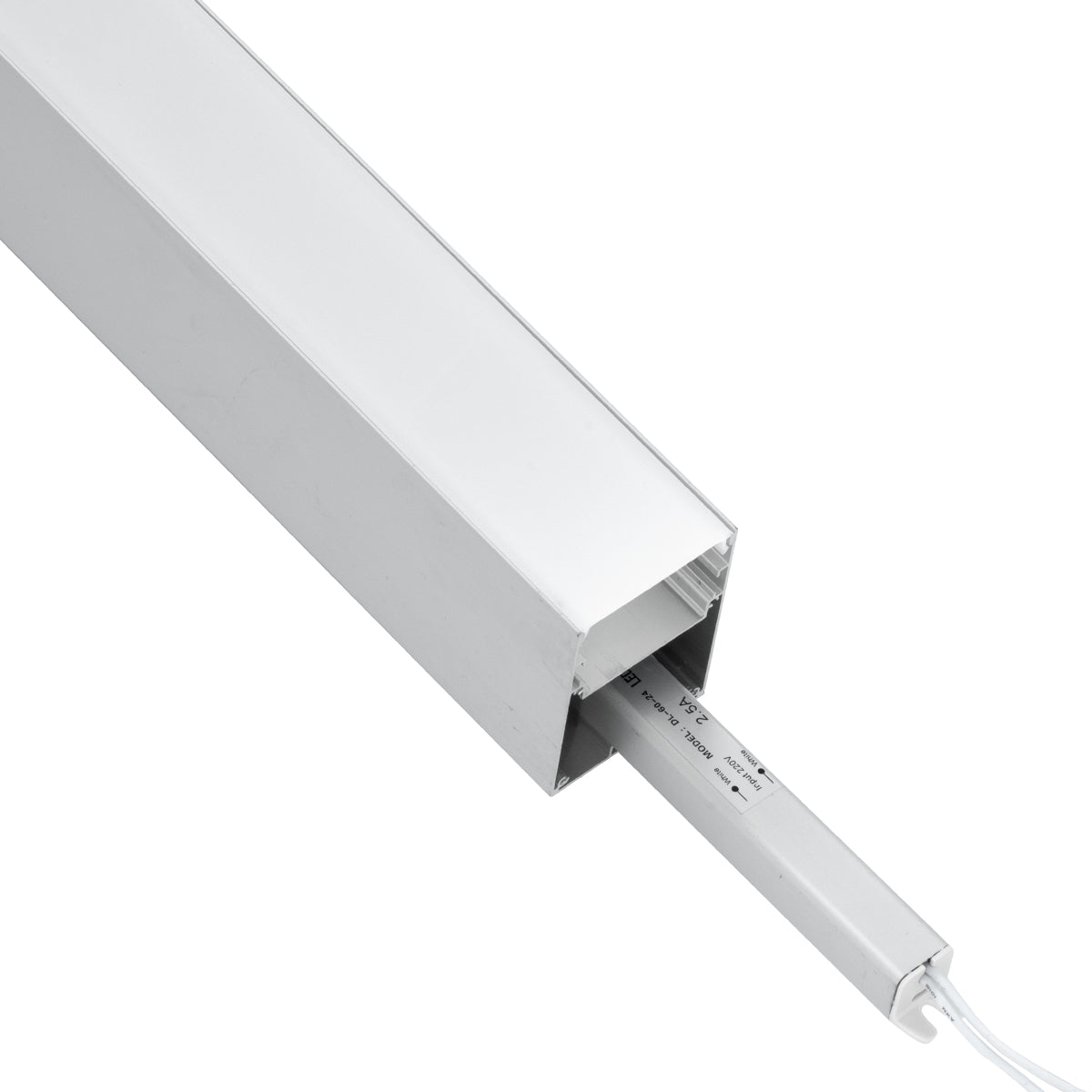 GloboStar® SURFACEPENDANT-PROFILE 70826-3M Προφίλ Αλουμινίου - Βάση & Ψύκτρα Ταινίας LED με Λευκό Γαλακτερό Κάλυμμα - Επιφανειακή & Κρεμαστή Χρήση - Πατητό Κάλυμμα - Ασημί - 3 Μέτρα - Μ300 x Π5 x Υ7cm - ledmania.gr
